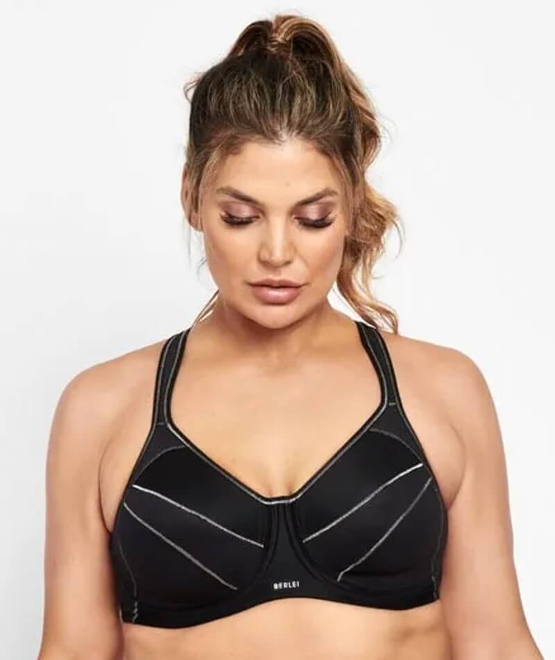 Adore Me | Womens Sports Bras| Maho Contour Plus | High-Impact Sport Bras  with Full Coverage | Available in 38DD-42DDD