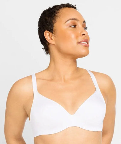 Hanes® Ultimate Women's T-Shirt Soft Underwire Bra - White, 36C