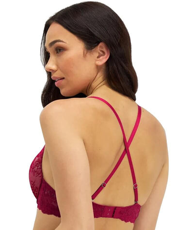 Temple Luxe by Berlei Lace Level 1 Push Up Bra - Persian Red