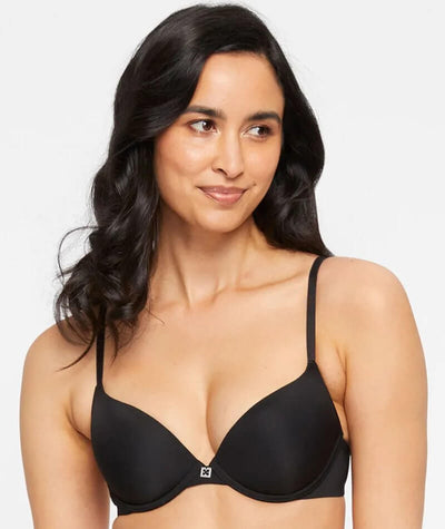 Push-Up Plunge Bra 38DDD, Barely There/Pink
