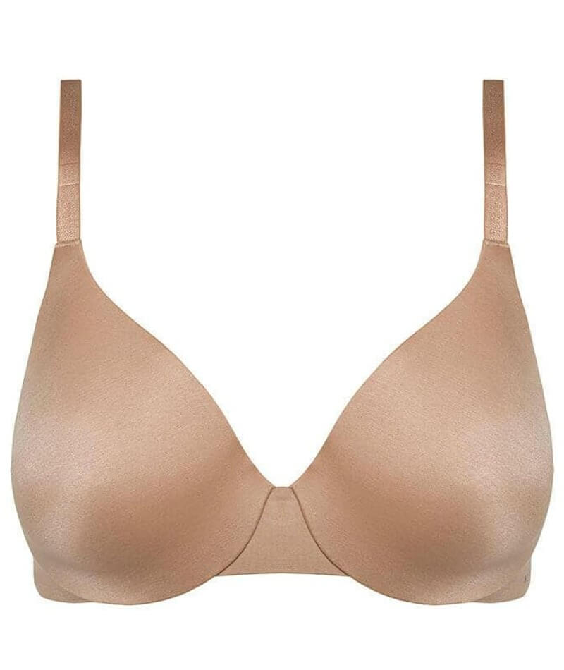GODDESS Womens Smooth Simplicity Underwire Bra, Nude, 36D at