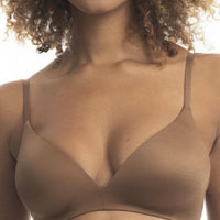 Women Berlei Body Wirefree Bra Nude Latte Wire Seam Free Plus Size Cotton/ Elastane/Nylon - Latte
