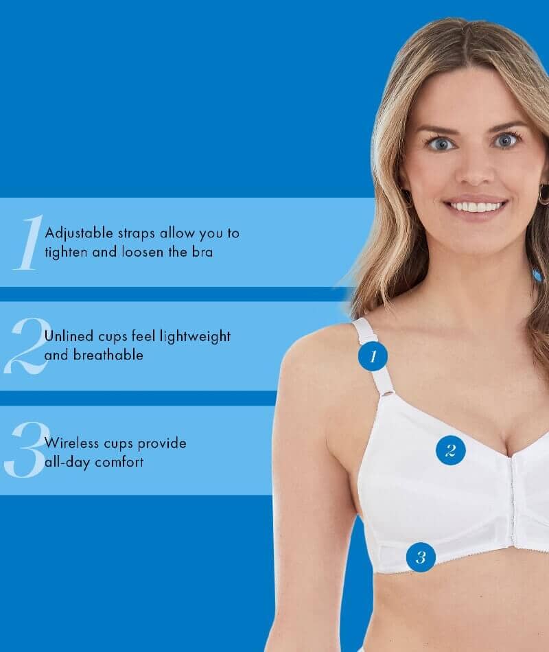 Pack of 2 Non-Wired Front-Open Bras