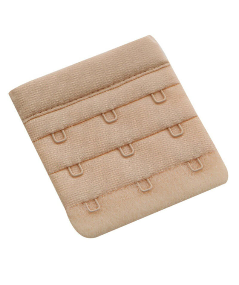 Bra Back Extenders, 75mm, Nude, 4 rows and 4 hooks - Cloth of Gold