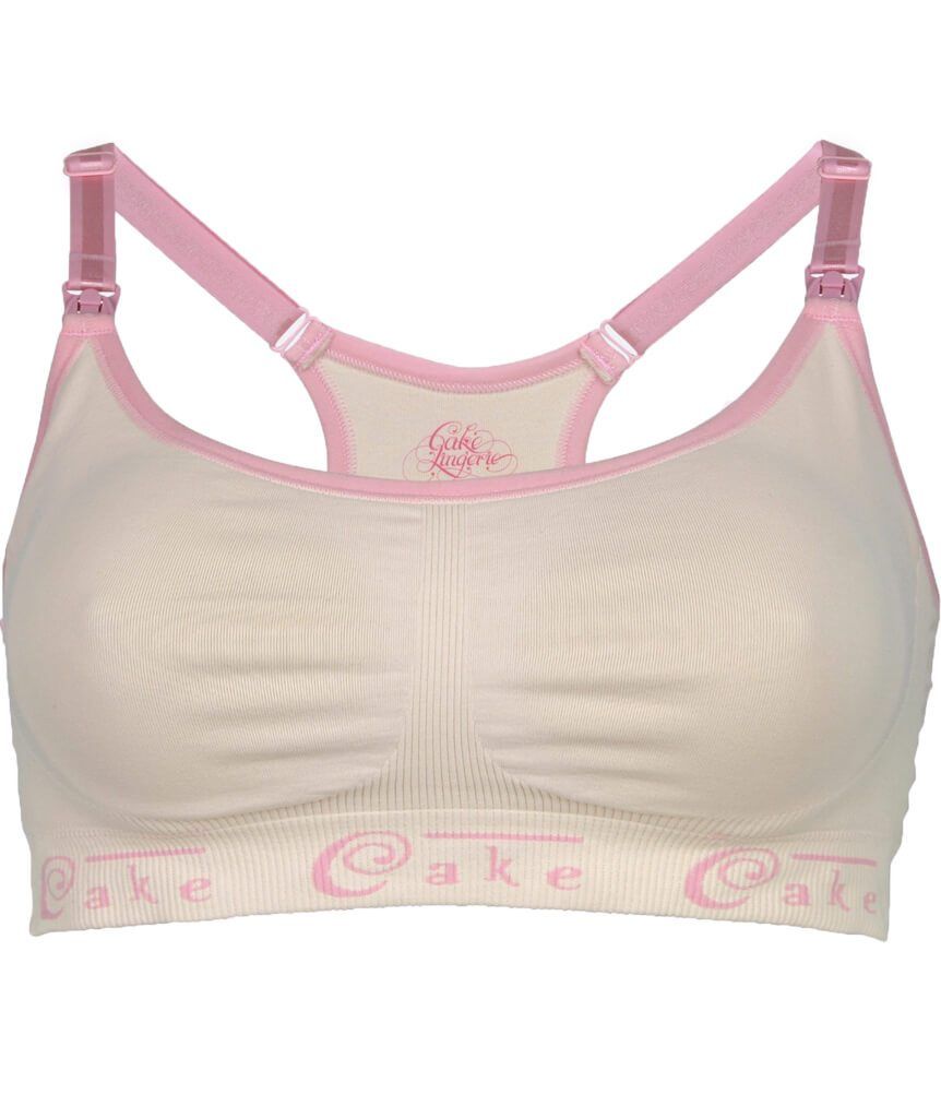 Cake Lingerie Cotton Candy Seamless Yoga Wire-free Bralette - Blush
