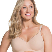 Cake Maternity Croissant Soft Wire Nursing Bra for Breastfeeding, Full Cup  Flexi Wire Supportive Maternity Bra, 38F UK/ 38G US, Beige 