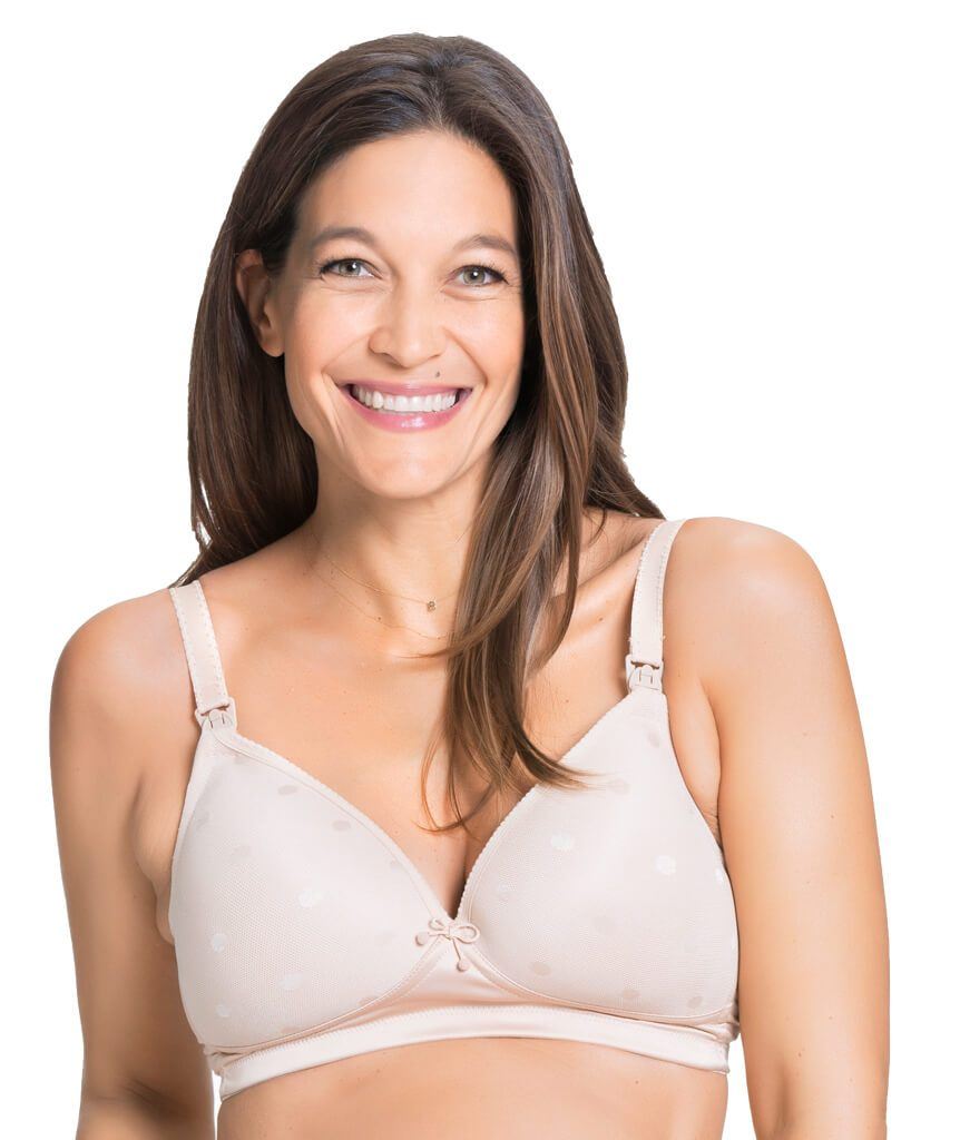 Nursing Bra Cotton Breastfeeding Underwear Padded maternity