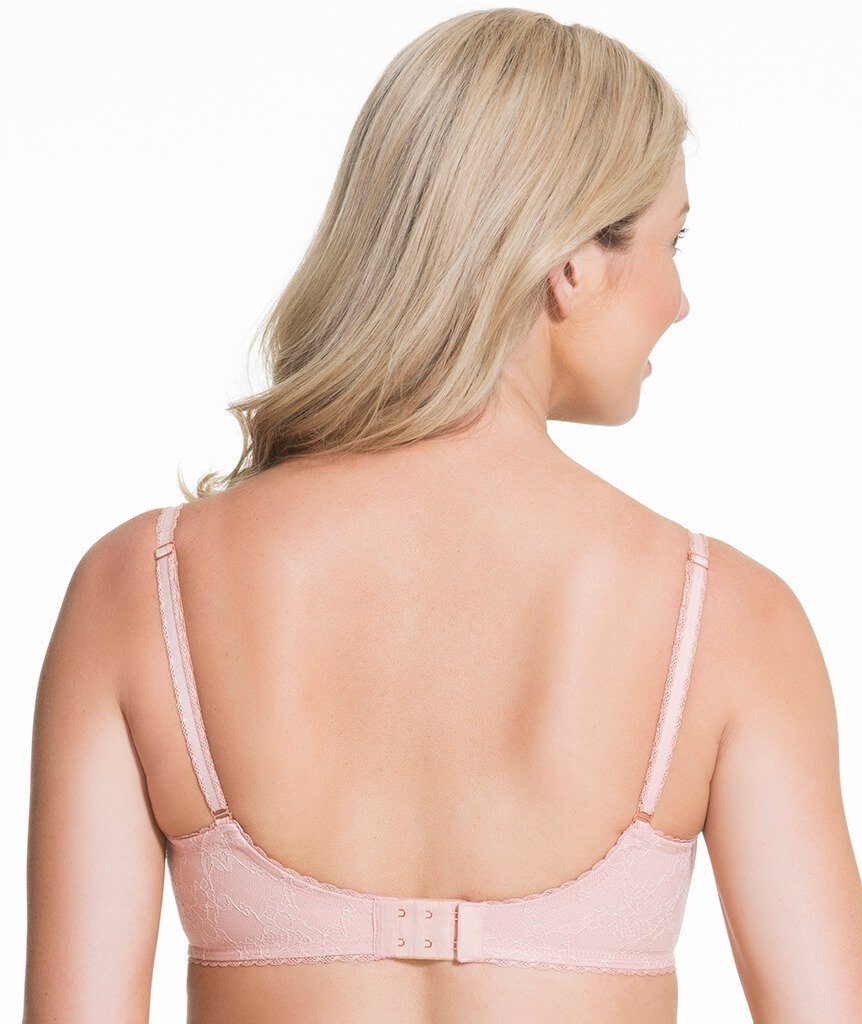 Maternity Non-padded Non-wired Cotton Bra - Blush Pink