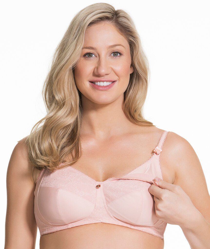 Women's Bra Full Coverage Plus Size Wirefree Cotton Maternity Nursing Bra  (Color : White, Size : 38E) : : Clothing, Shoes & Accessories