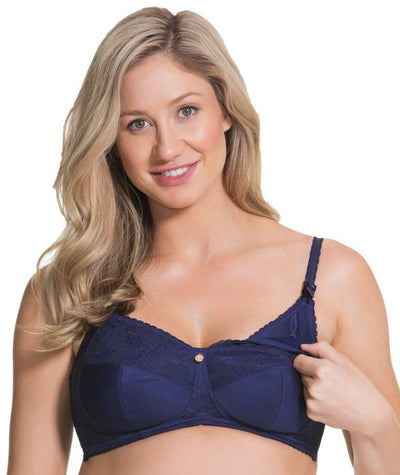 Women's Maternity Nursing Bra Plus Size Wirefree Cotton Softcup Supportive