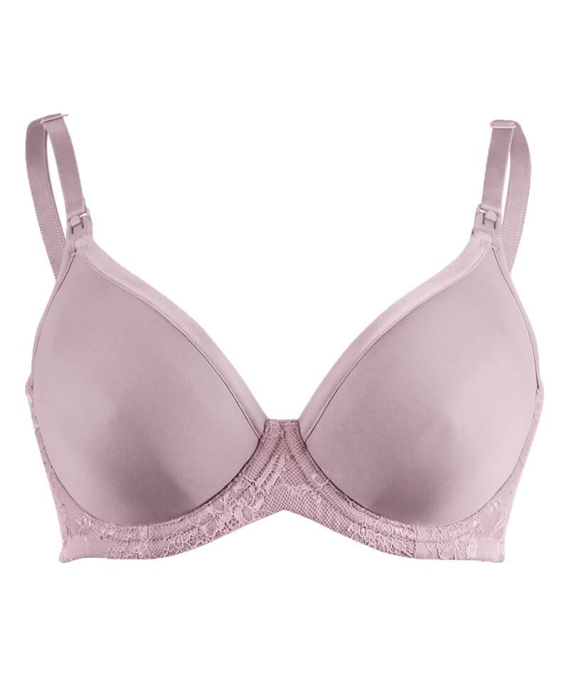Waffles Underwire Nursing Bra in Soft Pink – Bustin' Out Boutique