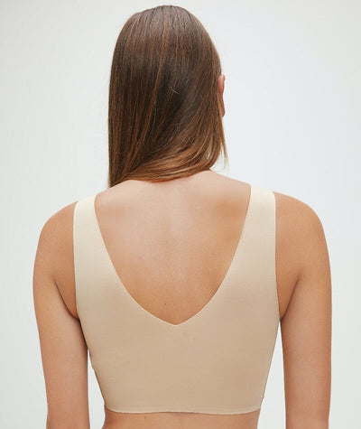 Calvin Klein Invisibles Lightly Lined V-Neck Bralette at Von Maur