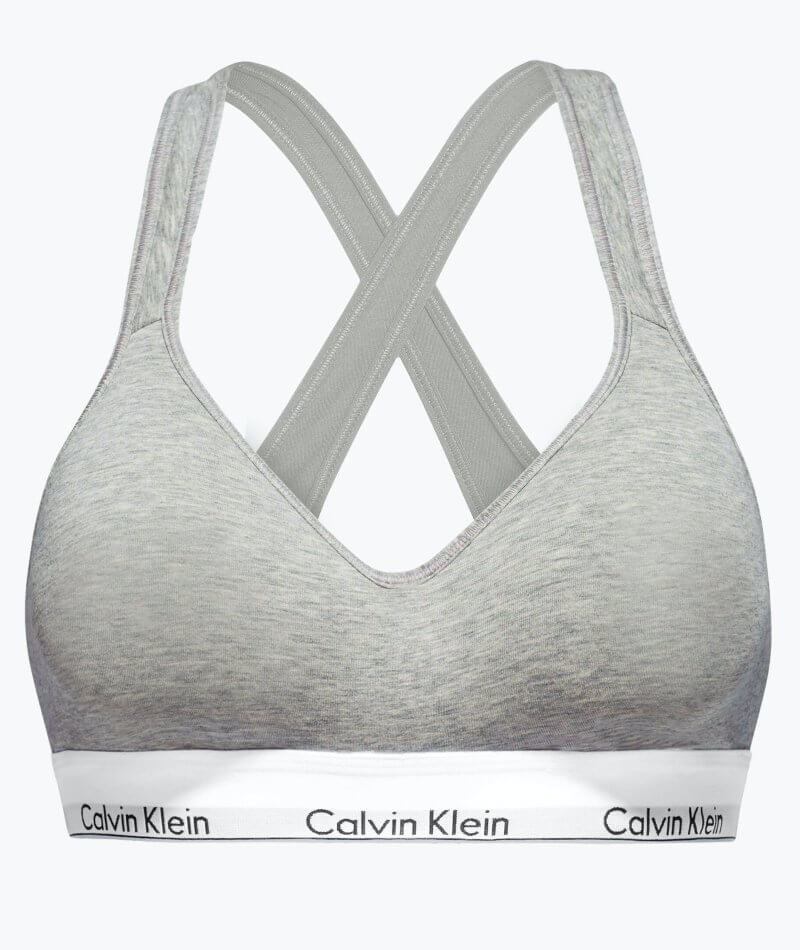 Calvin Klein Underwear Bralette Bra in Mottled Grey