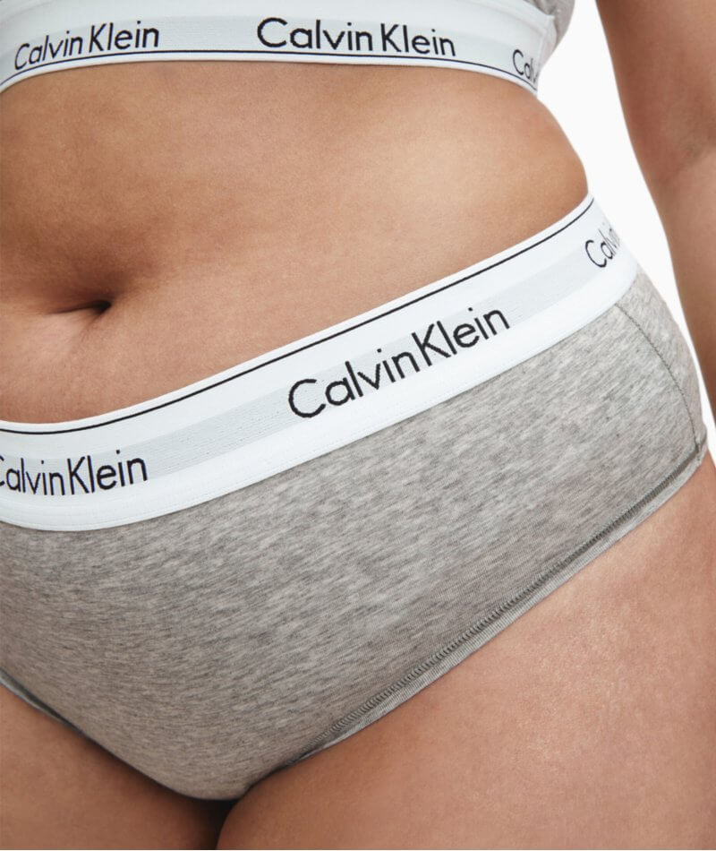 Calvin Klein Cotton Brazilian Brief, Grey Heather - Briefs