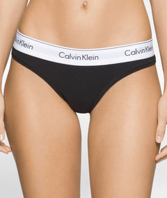 Buy Calvin Klein Modern Cotton Lace Thong - Black Online at desertcartCyprus