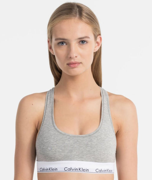 Calvin Klein, Modern Cotton Logo Bralette, Unlined Bralettes