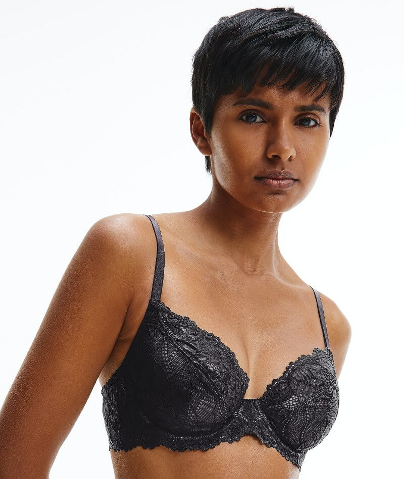 Fattal Beauty – Buy Calvin Klein Seductive Comfort Black Bra in