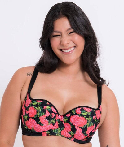 Buy Pour Moi Lingerie Black Padded Flora Lightly Padded Underwired Bra from  Next USA