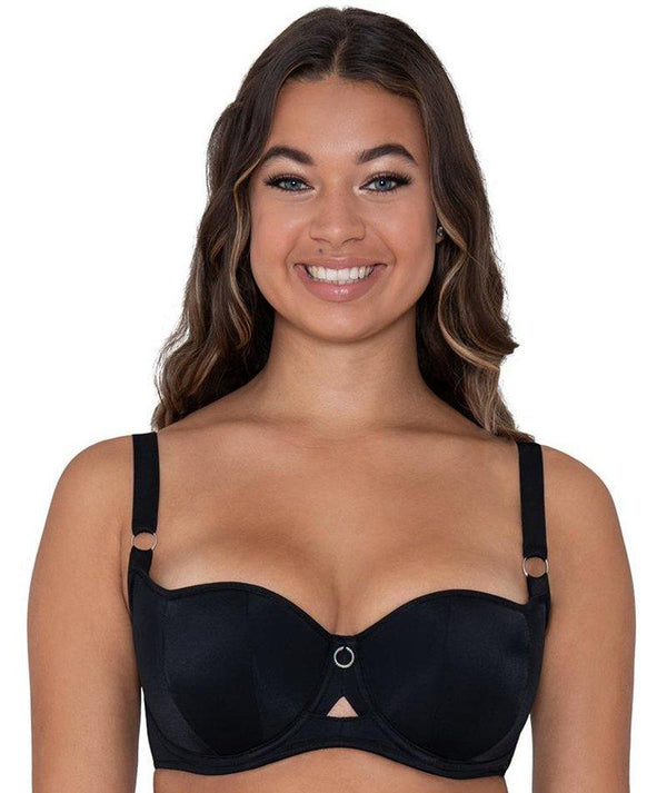 NWT BLACK TATIANA UNDERWIRE UNLINED BALCONETTE BRA-40F Size undefined - $13  New With Tags - From Chrissy
