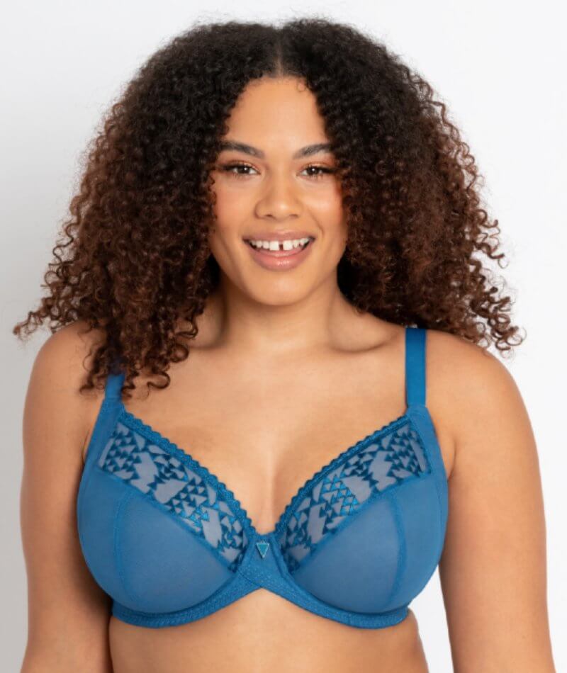 Plus Size Lace Bras For Women Underwire BH Perspective Bra