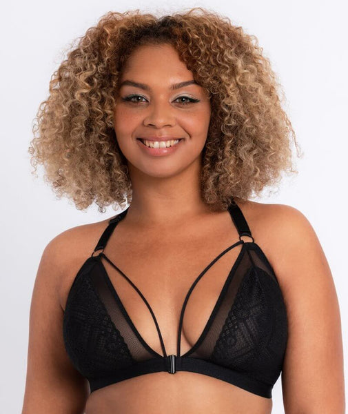 Savage X Women's Caged Lace Front-Closure Bralette
