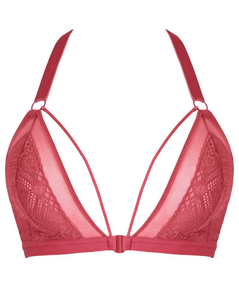 Curvy Kate Front And Centre Wire-Free Bralette - Rose