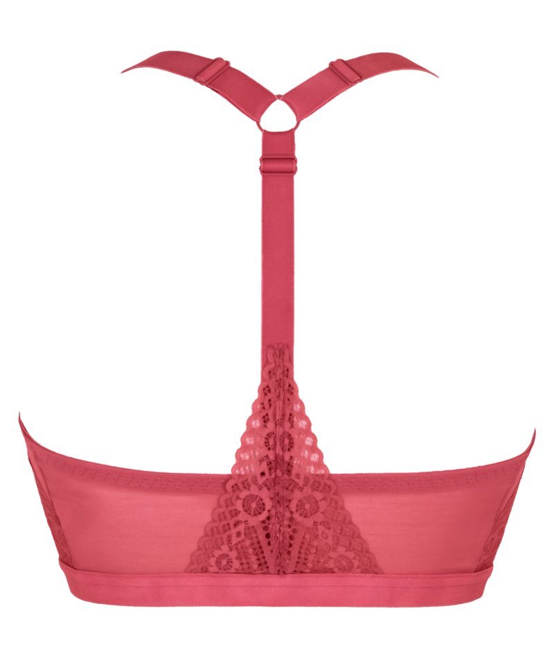 Rose Graden Bralette, Printed Red Bralette