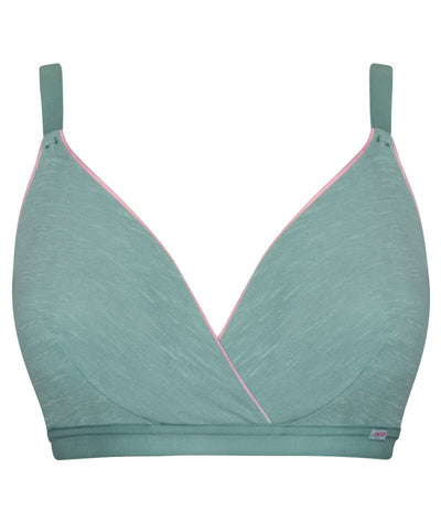 Curvy Kate In My Dreams Soft Cup Wire-free Bralette - Mint/Pink