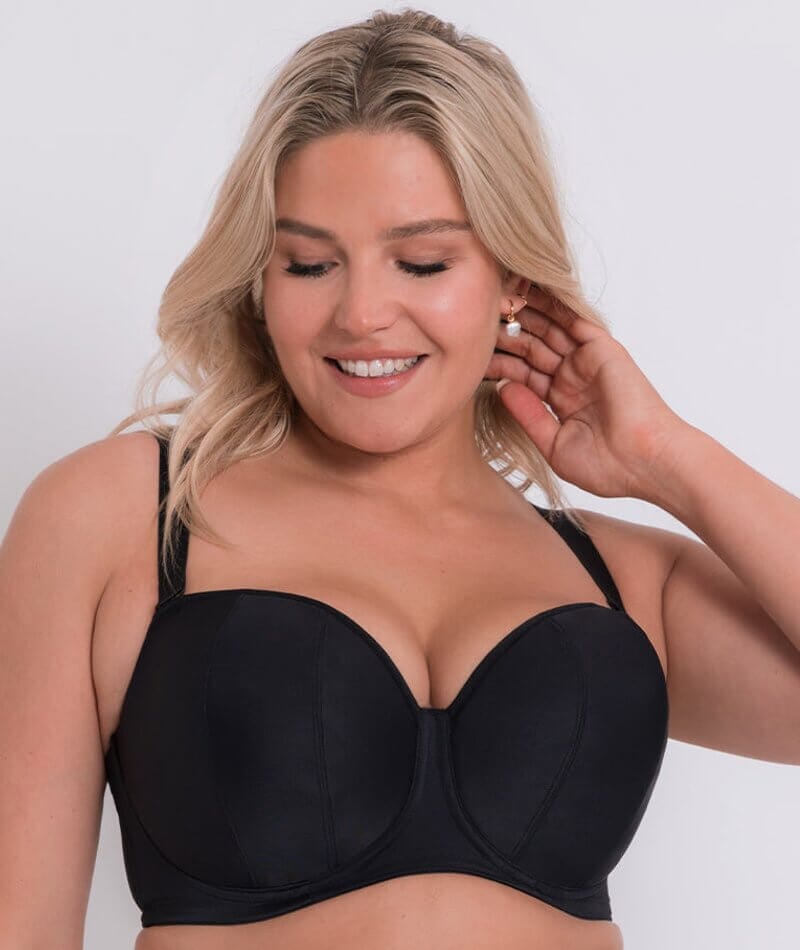 Stylish and Supportive Curvy Kate Luxe Strapless Bra - Size 40L