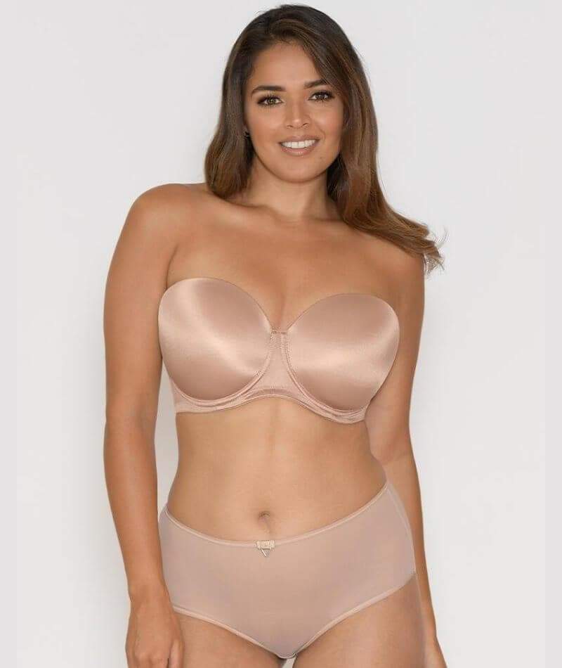 CURVY KATE Smoothie Strapless Moulded Bra Latte 32G