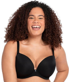 Curvy Kate Women's Smoothie Soul Plunge T-Shirt Bra, Navy, 30D at   Women's Clothing store