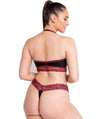 Curvy Kate Twice the Fun Reversible Thong - Oxblood/Black Knickers