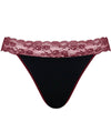 Curvy Kate Twice the Fun Reversible Thong - Oxblood/Black Knickers