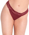 Curvy Kate Twice the Fun Reversible Thong - Oxblood/Black Knickers