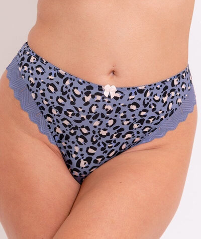 Curvy Kate Wild One Brazilian Brief - Leopard Print Knickers