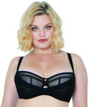 Scantilly Peek-A-Boo Lace Bra - Black Bras 32DDD