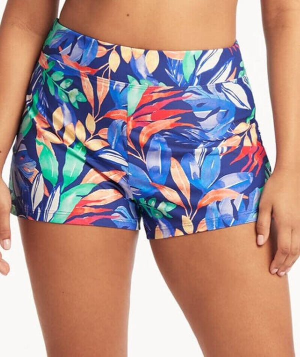 Sea Level Cabana Swim Shorts - Royal - Curvy Bras