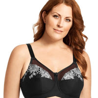 Elila 1301 Embroidered Microfiber Soft Cup Bra 38G full busted $52. Ship  Daily 