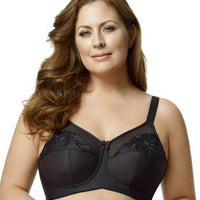 Elila Embroidered Wire-Free Bra - Nude - Curvy