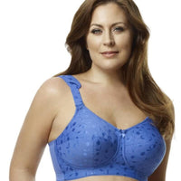Elila Jacquard Softcup Bra With Cushioned Straps 1305 - Bramania