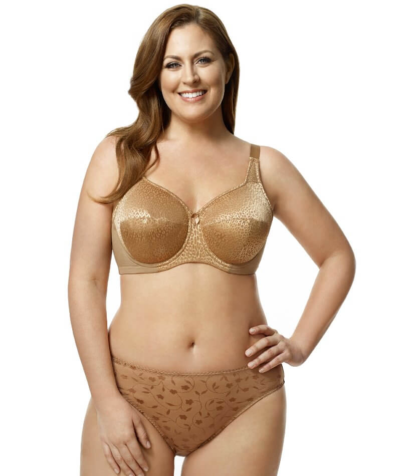 Gold invisible lace underwire full cup bra | MELODY | Empreinte Official  Boutique