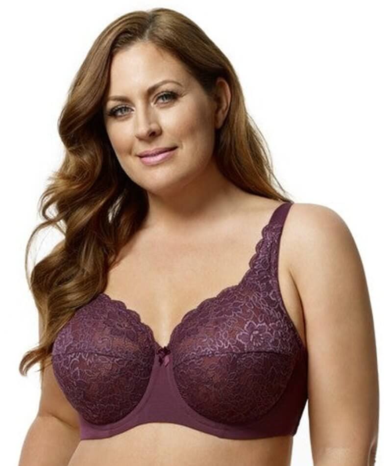 Elila Embroidered Microfiber Underwire Bra (2401) : : Clothing,  Shoes & Accessories