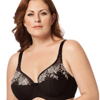 Elila Women's 1305 Embroidered Bra 34G Mocha : : Clothing, Shoes &  Accessories