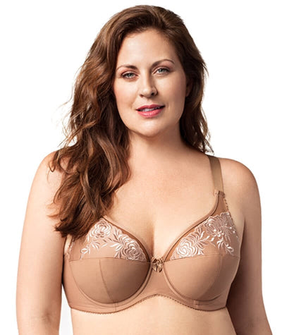 Sevilla Scroll Embroidered Semi Demi Underwire #14011- Up to Size 48 -  Lunaire: Prettier Bras That Fit & Flatter Your Curves!