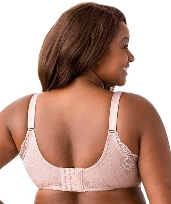 Elila Microfiber & Lace Moulded Softcup Bra in Dusty Rose - Busted Bra Shop