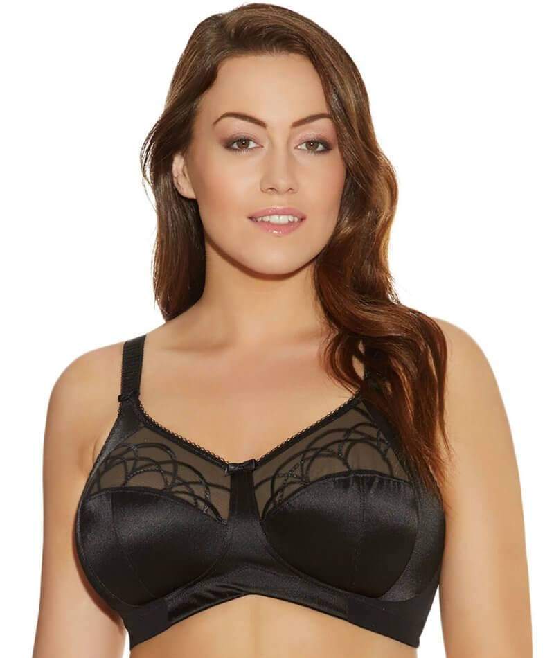 Soft Comfortable Full Cup Bra For Women - Black - BR-04