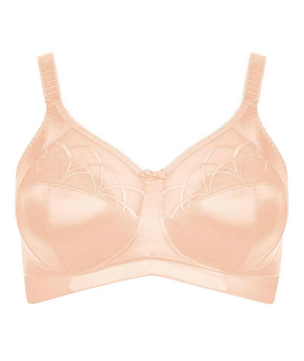 Elomi Cate Soft Cup Wire-free Bra - Latte - Curvy Bras