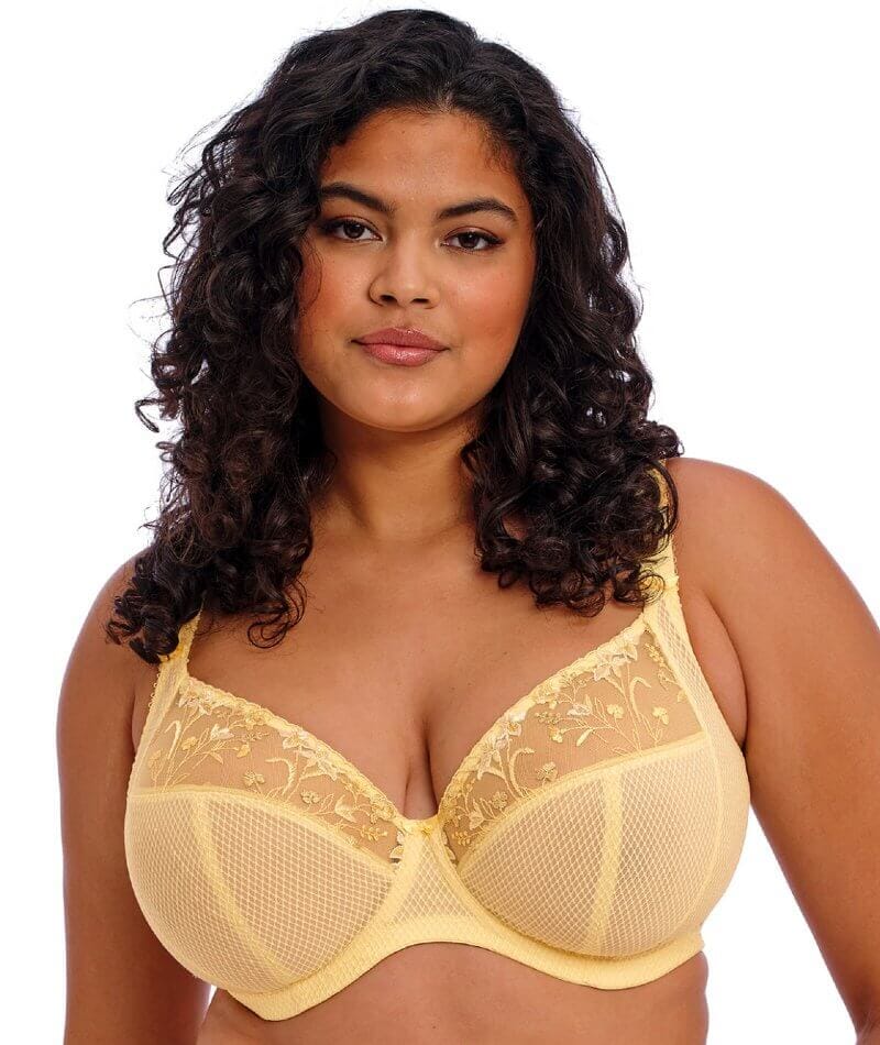 Buy 3 Pack Non-Wired Yellow Lace Plunge Bras Online in KSA from