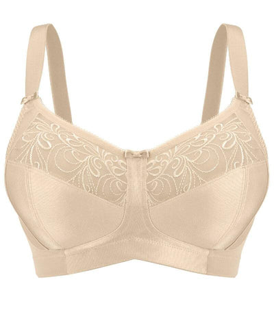 Exquisite Form Fully Embossed Soft Cup Bra #2558, NEW WITH TAGS