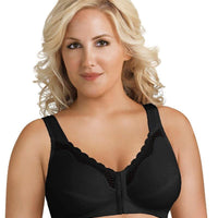 Front Open Cotton Non Padded 4 Hook Bra for Women and Girl's bra